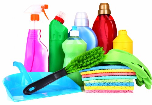 Waste handling and compliance during a service visit