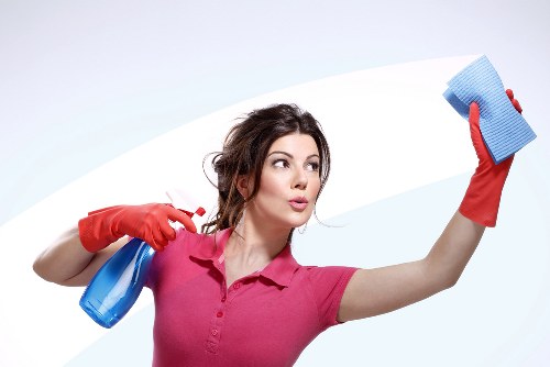 Carpet stain removal with blotting and gentle cleaning